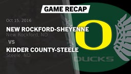 Recap: New Rockford-Sheyenne  vs. Kidder County-Steele  2016