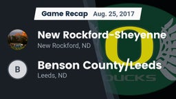 Recap: New Rockford-Sheyenne  vs. Benson County/Leeds  2017