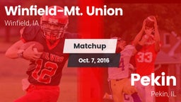 Matchup: Winfield-Mt. Union vs. Pekin  2016