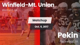 Matchup: Winfield-Mt. Union vs. Pekin  2017