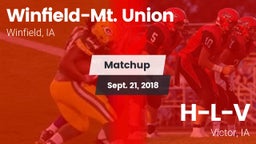 Matchup: Winfield-Mt. Union vs. H-L-V  2018