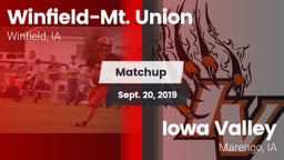 Matchup: Winfield-Mt. Union vs. Iowa Valley  2019