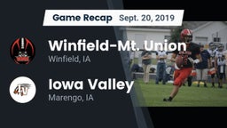 Recap: Winfield-Mt. Union  vs. Iowa Valley  2019