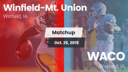 Matchup: Winfield-Mt. Union vs. WACO  2019