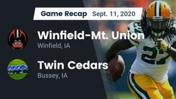 Recap: Winfield-Mt. Union  vs. Twin Cedars  2020