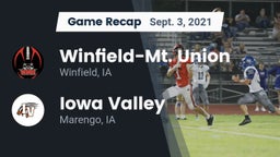 Recap: Winfield-Mt. Union  vs. Iowa Valley  2021