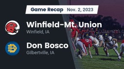 Recap: Winfield-Mt. Union  vs. Don Bosco  2023