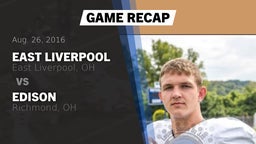 Recap: East Liverpool  vs. Edison  2016