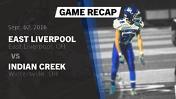 Recap: East Liverpool  vs. Indian Creek  2016