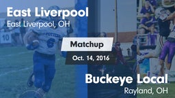 Matchup: East Liverpool vs. Buckeye Local  2016