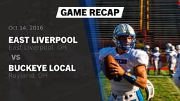 Recap: East Liverpool  vs. Buckeye Local  2016