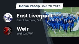 Recap: East Liverpool  vs. Weir  2017