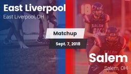 Matchup: East Liverpool vs. Salem  2018