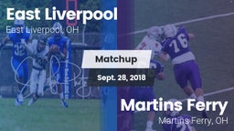 Matchup: East Liverpool vs. Martins Ferry  2018