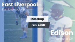 Matchup: East Liverpool vs. Edison  2018