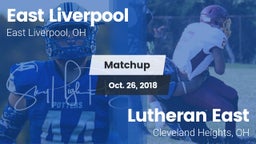 Matchup: East Liverpool vs. Lutheran East  2018