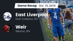 Recap: East Liverpool  vs. Weir  2018