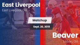 Matchup: East Liverpool vs. Beaver  2019
