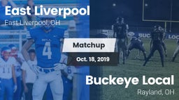 Matchup: East Liverpool vs. Buckeye Local  2019