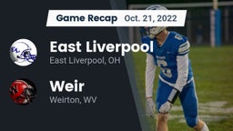 Recap: East Liverpool  vs. Weir  2022