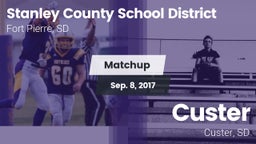 Matchup: Stanley County vs. Custer  2017