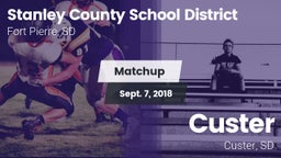 Matchup: Stanley County vs. Custer  2018