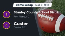 Recap: Stanley County School District vs. Custer  2018