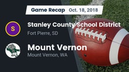 Recap: Stanley County School District vs. Mount Vernon  2018