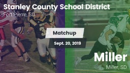 Matchup: Stanley County vs. Miller  2019