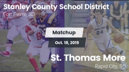Matchup: Stanley County vs. St. Thomas More  2019
