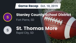 Recap: Stanley County School District vs. St. Thomas More  2019