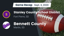 Recap: Stanley County School District vs. Bennett County  2020