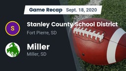 Recap: Stanley County School District vs. Miller  2020