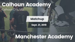 Matchup: Calhoun Academy vs. Manchester Academy 2018
