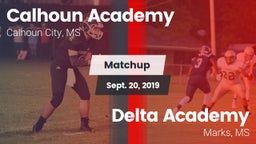 Matchup: Calhoun Academy vs. Delta Academy  2019