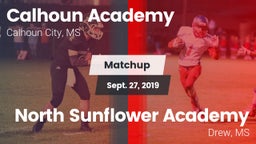 Matchup: Calhoun Academy vs. North Sunflower Academy  2019