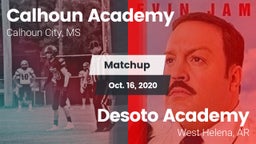 Matchup: Calhoun Academy vs. Desoto Academy  2020