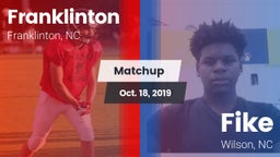 Matchup: Franklinton vs. Fike  2019