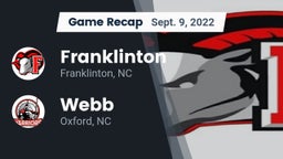 Recap: Franklinton  vs. Webb  2022