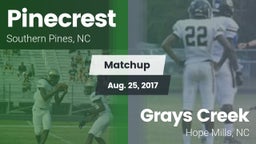 Matchup: Pinecrest vs. Grays Creek  2017