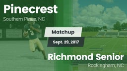 Matchup: Pinecrest vs. Richmond Senior  2017