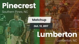 Matchup: Pinecrest vs. Lumberton  2017