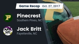 Recap: Pinecrest  vs. Jack Britt  2017