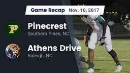 Recap: Pinecrest  vs. Athens Drive  2017
