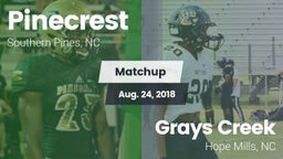 Matchup: Pinecrest vs. Grays Creek  2018