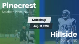 Matchup: Pinecrest vs. Hillside  2018