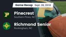 Recap: Pinecrest  vs. Richmond Senior  2018