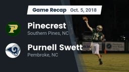 Recap: Pinecrest  vs. Purnell Swett  2018
