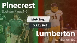 Matchup: Pinecrest vs. Lumberton  2018