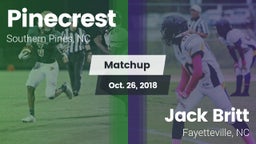 Matchup: Pinecrest vs. Jack Britt  2018